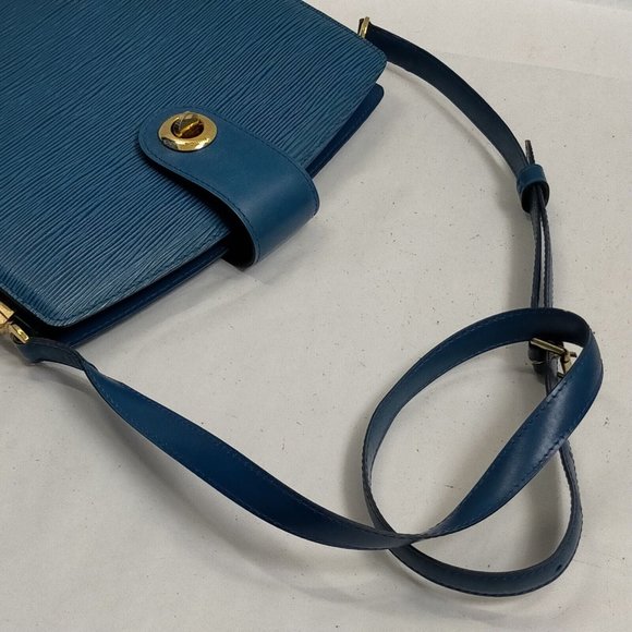 Louis Vuitton Captin Shoulder bag in Blue Epi Leather - Picture 4 of 9